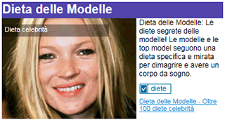 Dieta delle Modelle