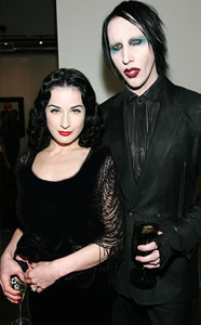 Celebrit: Dita Von Teese e Marilyn Manson