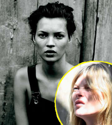 Trucco delle Celebrit: Kate Moss senza trucco