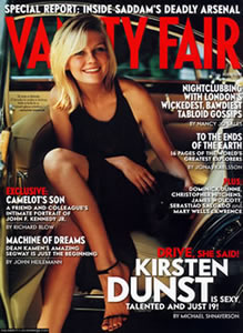 Esercizi dalle Celebrit: Kirsten Dunst Vanity Fair
