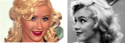 Celebrit imitano Marilyn Monroe: Christina Aguilera 