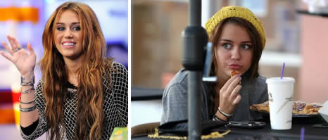 Dieta celebrit: dieta Miley Cyrus