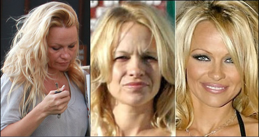 Celebrit senza trucco: Pamela Anderson