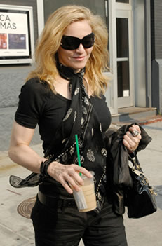 Celebrit e Starbucks: Madonna e Starbucks