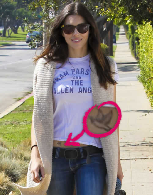 Look da star: Jessica Biel tatuaggio