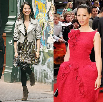 Belleza celebrit: Look di Lucy Liu