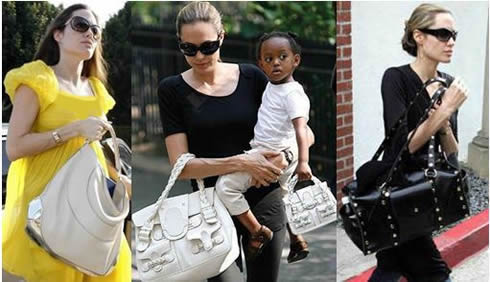 Borse a mano: Le borse a mano di Angelina Jolie