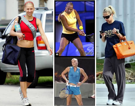 Esercizi per perdere peso: Anna Kournikova