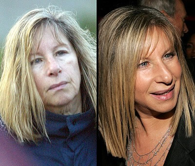 Celebrità senza trucco: Barbara Streisand senza trucco