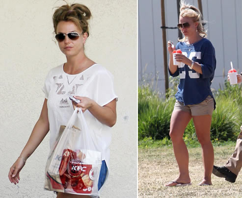 Dieta delle Celebrit: Britney Spears in sovrappeso