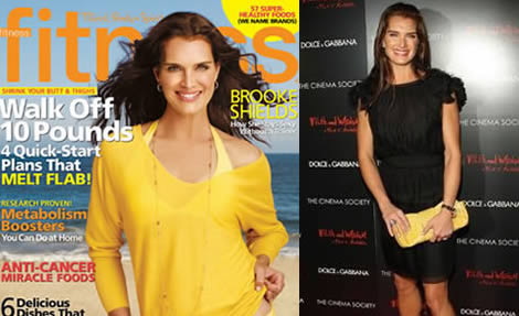 Dieta celebrit: Brooke Shields