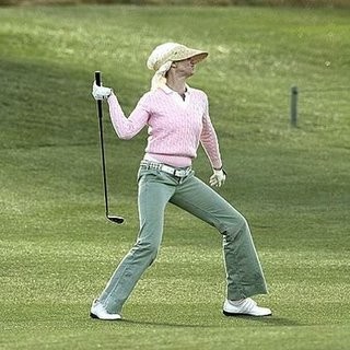 Esercizi per perdere peso: Cameron Diaz golf