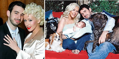 Celebrità: Christina Aguilera e Jordan Bratman