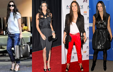 Dieta celebrit: Look di Demi Moore