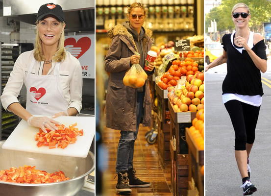 Esercizi per perdere peso: Heidi Klum fitness