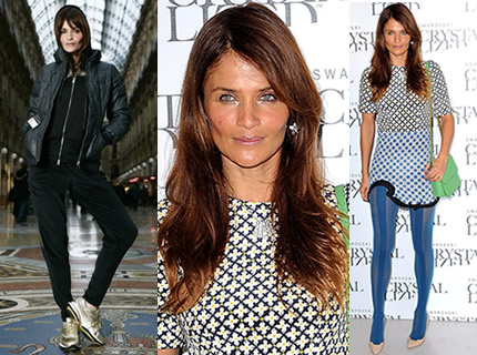 Dieta celebrità: Helena Christensen stile
