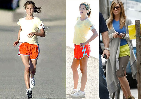 Esercizi per perdere peso: Jennifer Aniston