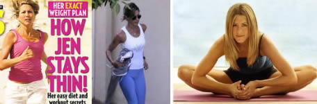 Esercizi per perdere peso: Jennifer Aniston Yoga