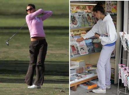 Esercizi per perdere peso: Jessica Alba golf