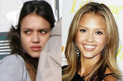 Trucco delle Celebrità: Jessica Alba senza trucco