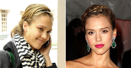 Celebrit senza trucco: Jessica Alba senza trucco