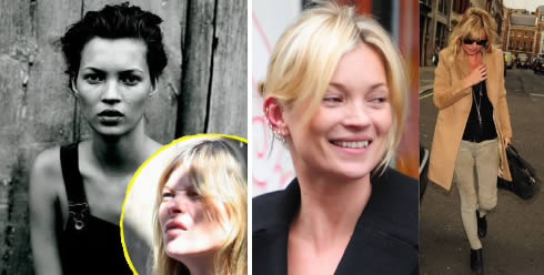 Trucco delle Celebrit: Kate Moss senza trucco