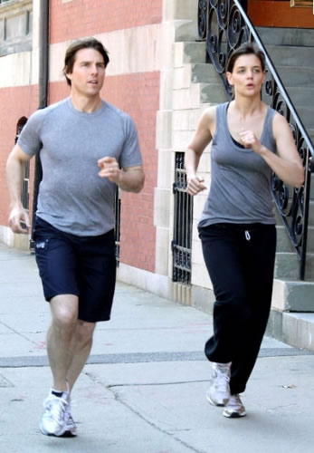 Esercizi per perdere peso: Katie Holmes - Tom Cruise