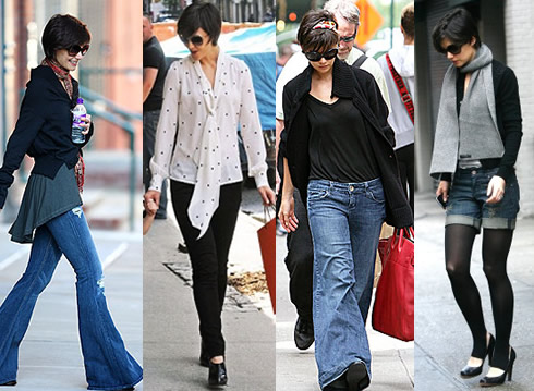 Look da star: La lezione sui jeans di Katie Holmes