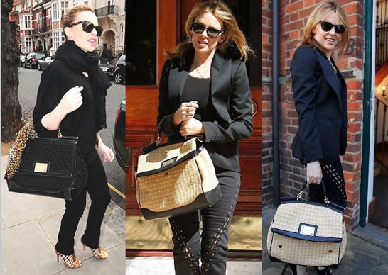 Look da star: Le borse a mano di Kylie Minogue