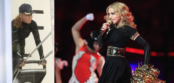 Esercizi dalle Celebrità: Madonna Esercizi