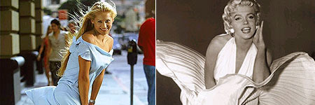 Celebrità imitano Marilyn Monroe: Anna Kurnikova