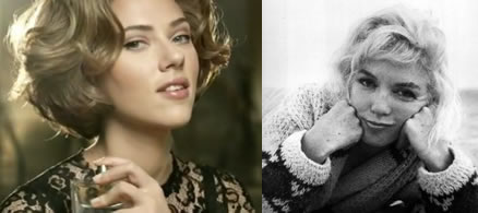Celebrità imitano Marilyn Monroe: Scarlett Johansson