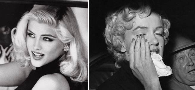 Celebrità imitano Marilyn Monroe: Anne Nicole Smith