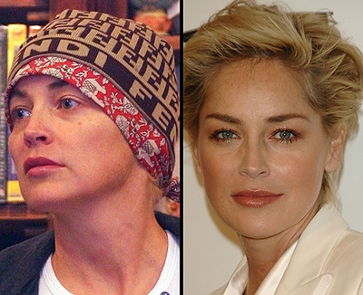 Celebrit senza trucco: Sharon Stone senza trucco